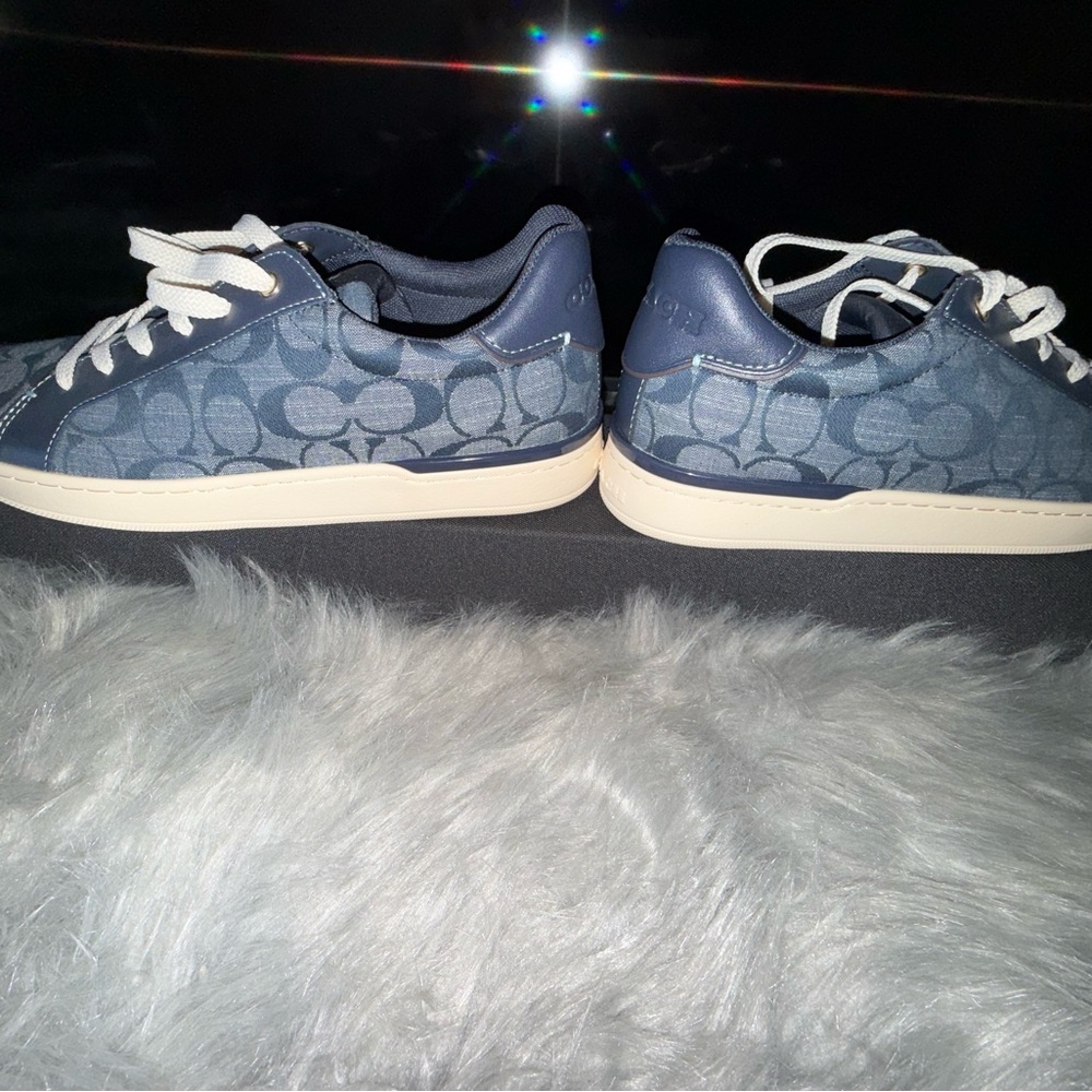 Coach Navy Sneakers with White Accents